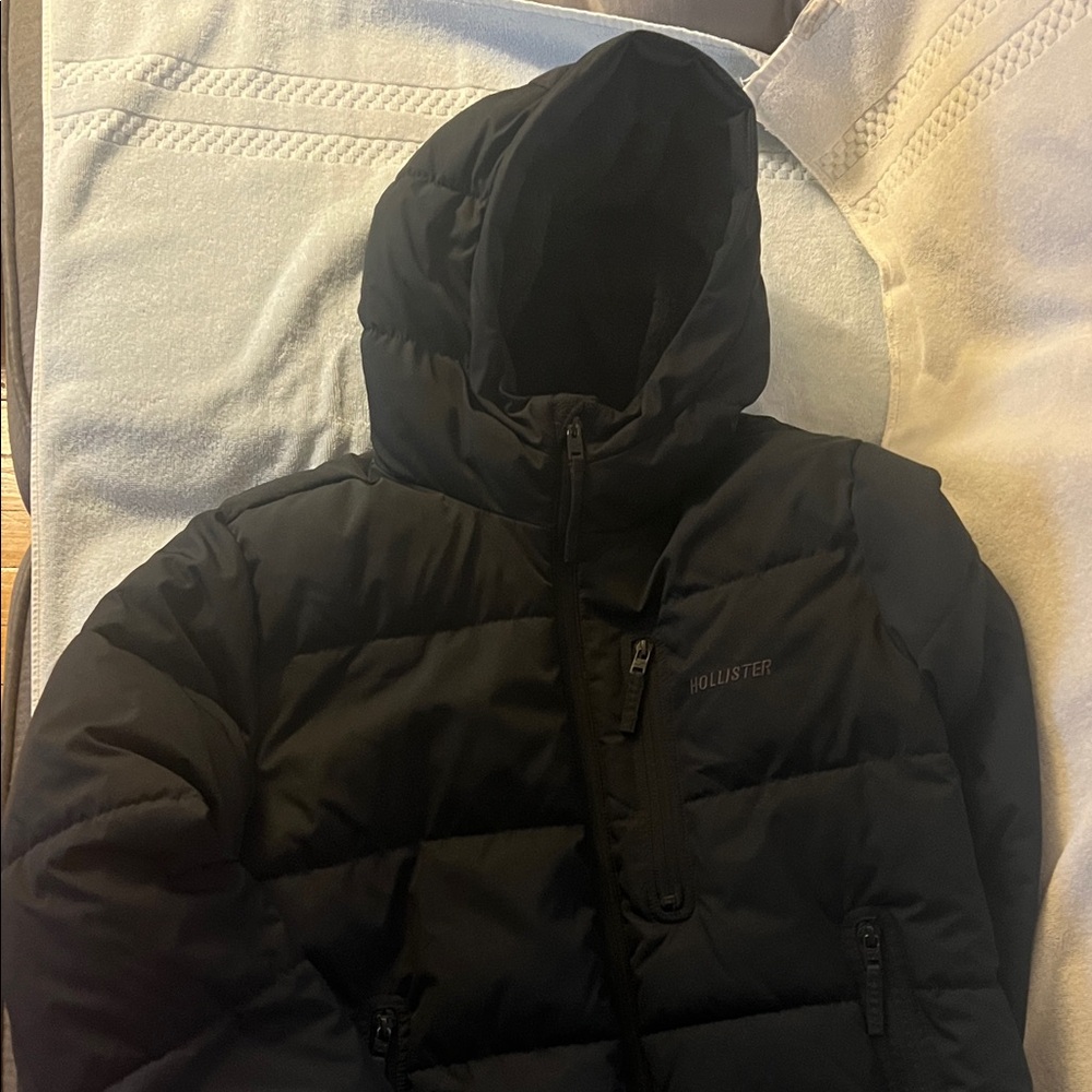 Hollister Dark Puffer Coat